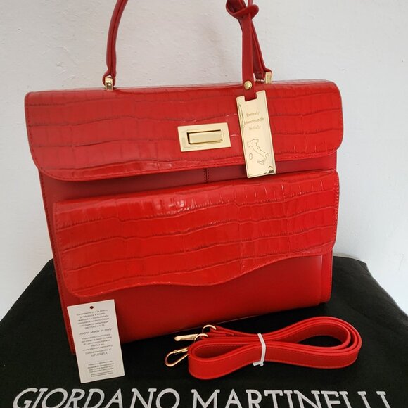 Giordano Hangbag RED with strap - Picture 3 of 11